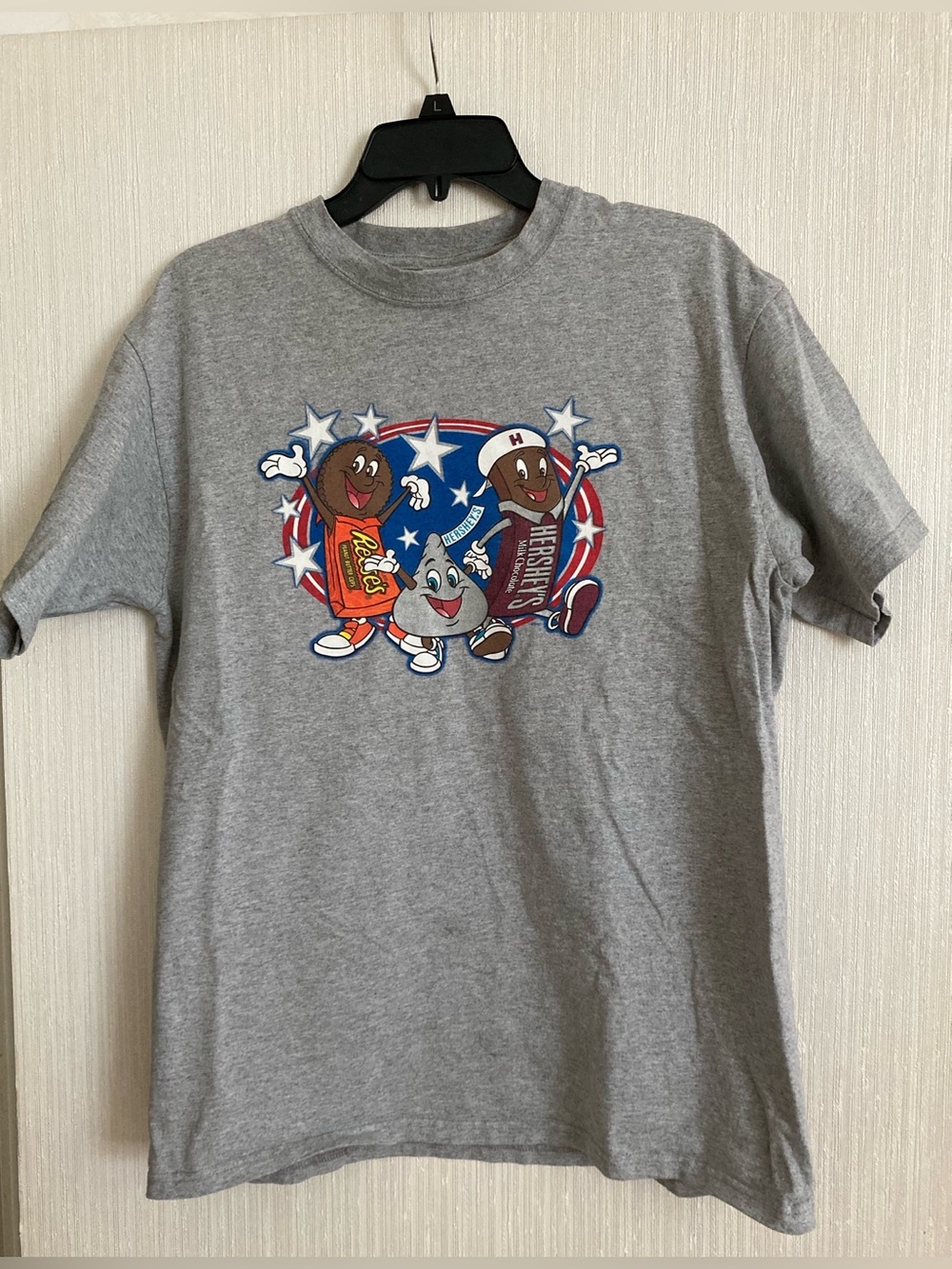 Anvil Hershey characters 
vintage  t-shirt